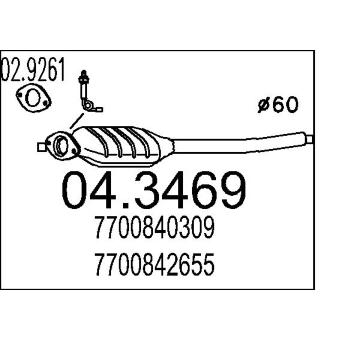 Katalyzátor MTS 04.3469