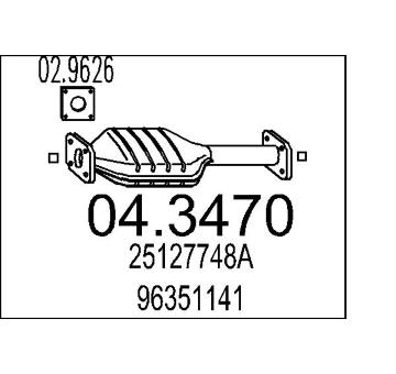 Katalyzátor MTS 04.3470