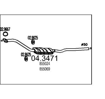 Katalyzátor MTS 04.3471