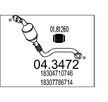 Katalyzátor MTS 04.3472