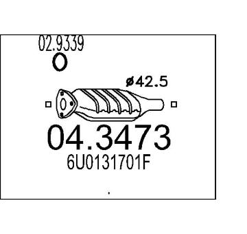 Katalyzátor MTS 04.3473