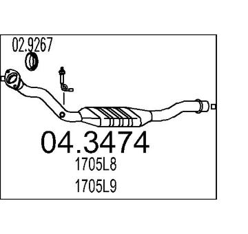 Katalyzátor MTS 04.3474
