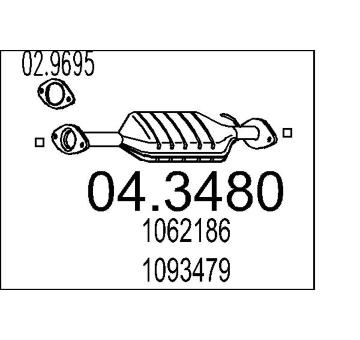 Katalyzátor MTS 04.3480