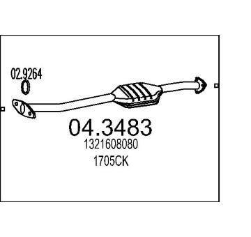 Katalyzátor MTS 04.3483