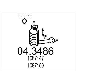 Katalyzátor MTS 04.3486
