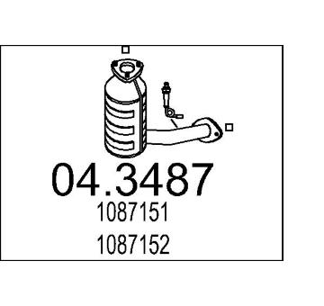 Katalyzátor MTS 04.3487