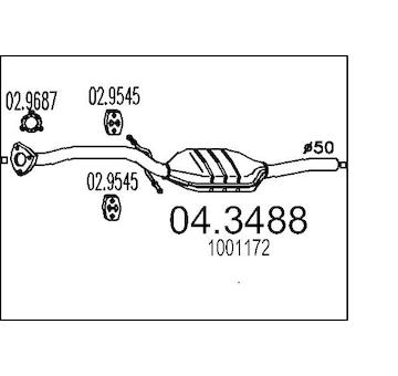 Katalyzátor MTS 04.3488