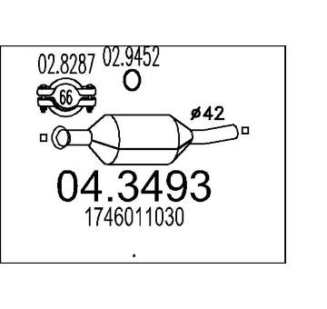Katalyzátor MTS 04.3493