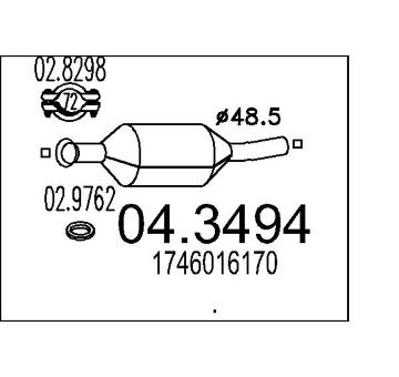 Katalyzátor MTS 04.3494