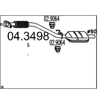 Katalyzátor MTS 04.3498