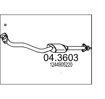 Katalyzátor MTS 04.3603
