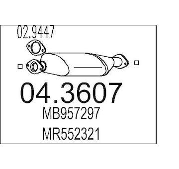Katalyzátor MTS 04.3607