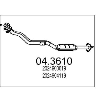 Katalyzátor MTS 04.3610