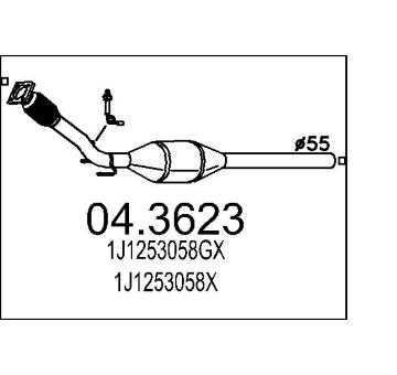 Katalyzátor MTS 04.3623