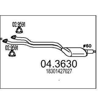 Katalyzátor MTS 04.3630