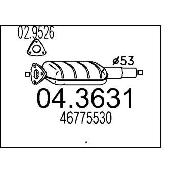 Katalyzátor MTS 04.3631
