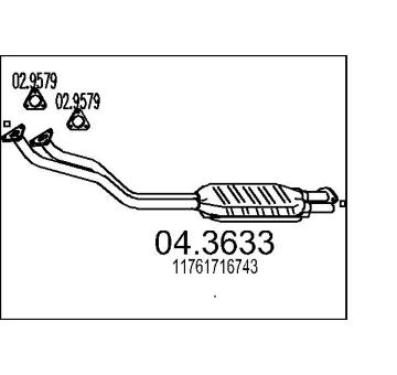 Katalyzátor MTS 04.3633