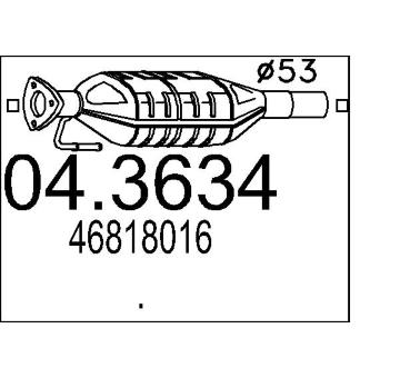 Katalyzátor MTS 04.3634