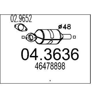 Katalyzátor MTS 04.3636