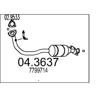 Katalyzátor MTS 04.3637