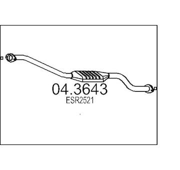 Katalyzátor MTS 04.3643