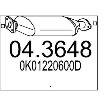 Katalyzátor MTS 04.3648