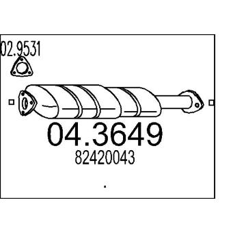 Katalyzátor MTS 04.3649