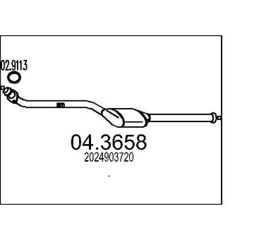 Katalyzátor MTS 04.3658