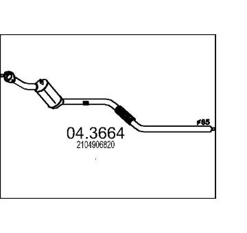 Katalyzátor MTS 04.3664