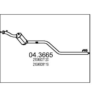 Katalyzátor MTS 04.3665