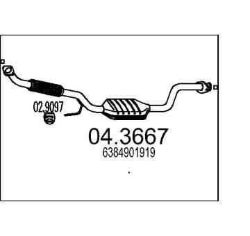 Katalyzátor MTS 04.3667
