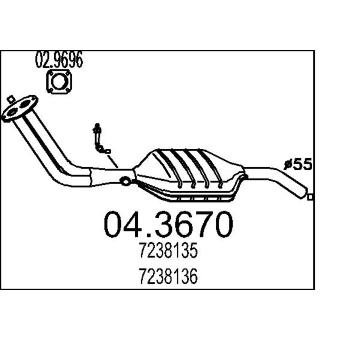 Katalyzátor MTS 04.3670