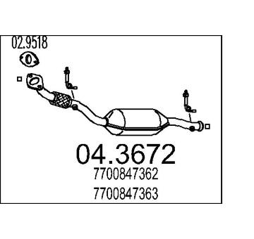 Katalyzátor MTS 04.3672