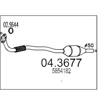 Katalyzátor MTS 04.3677