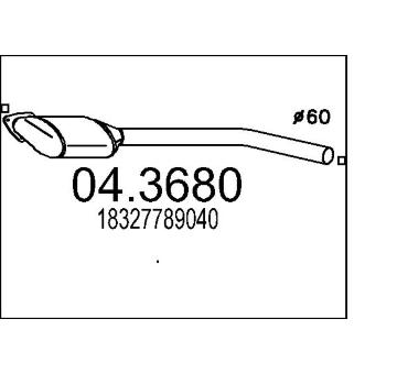 Katalyzátor MTS 04.3680