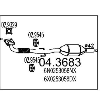 Katalyzátor MTS 04.3683