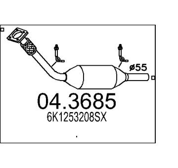 Katalyzátor MTS 04.3685