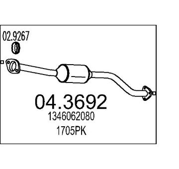 Katalyzátor MTS 04.3692