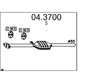 Katalyzátor MTS 04.3700