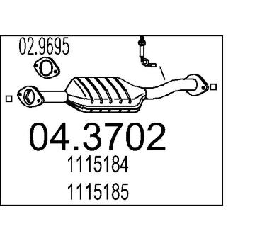 Katalyzátor MTS 04.3702
