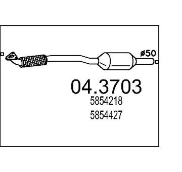 Katalyzátor MTS 04.3703