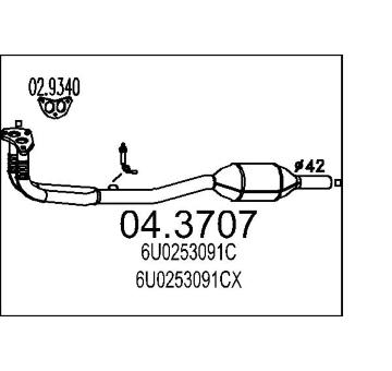 Katalyzátor MTS 04.3707