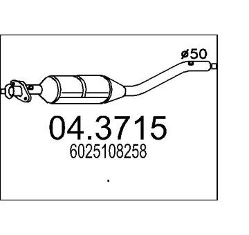 Katalyzátor MTS 04.3715