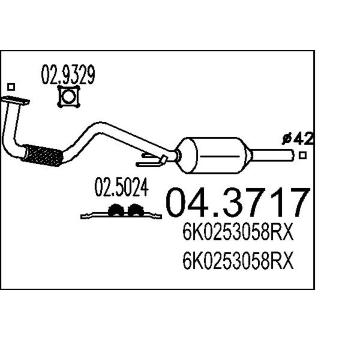Katalyzátor MTS 04.3717