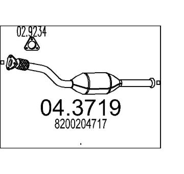 Katalyzátor MTS 04.3719