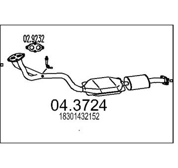 Katalyzátor MTS 04.3724