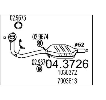 Katalyzátor MTS 04.3726