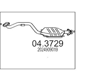 Katalyzátor MTS 04.3729