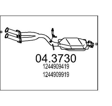Katalyzátor MTS 04.3730