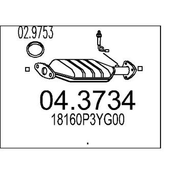 Katalyzátor MTS 04.3734